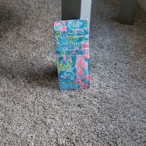 Lilly Pulitzer tropical floral card holder wallet